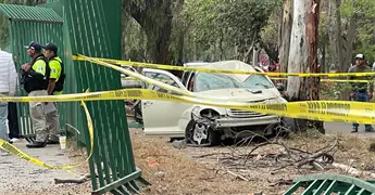 Choque en parque Tangamanga II deja un muerto y un lesionado