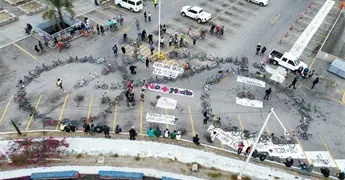 Ciclistas denuncian hostigamiento policial en rodada sobre Nava