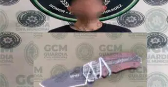 Con una navaja, arrestan a v&aacute;ndalo en Quintas