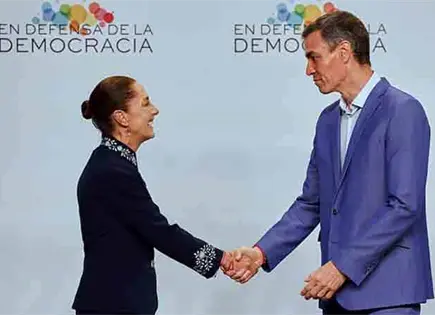 Sheinbaum detalla qu&eacute; temas abord&oacute; con Pedro S&aacute;nchez