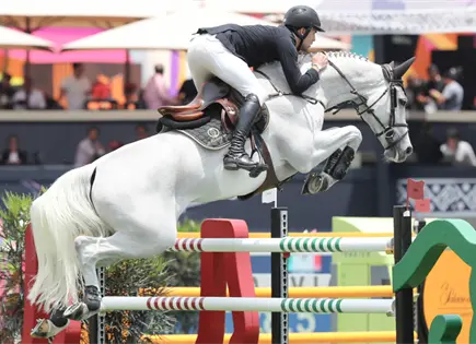 Eugenio Garza gana salto en Longines Global Champions Tour M&eacute;xico