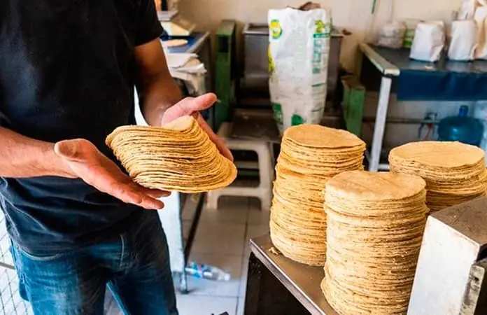 Precio de tortilla, por encima del promedio nacional Precio de tortilla, por encima del promedio nacional