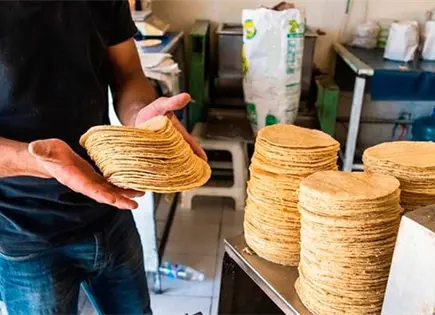 Precio de tortilla, por encima del promedio nacional Precio de tortilla, por encima del promedio nacional
