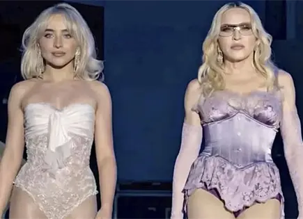 MADONNA Y SABRINA CARPENTER JUNTAS EN COACHELLA