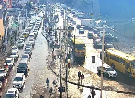 Actualizan reporte de cierres y encharcamientos en la capital