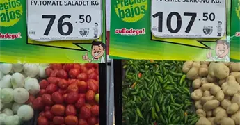 Frutas y verduras con alzas hasta de 500 por ciento