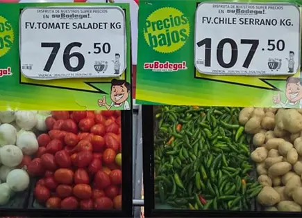 Frutas y verduras con alzas hasta de 500 por ciento