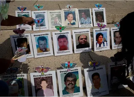 Desapariciones crecen 10.5% en M&eacute;xico, dice AI