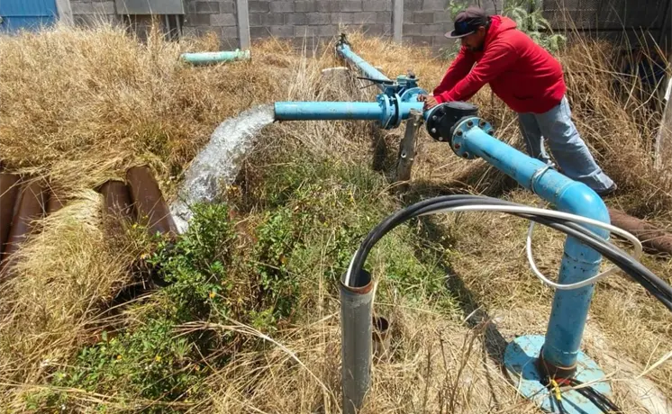 Interapas reactiva pozo Salk I tras vandalismo