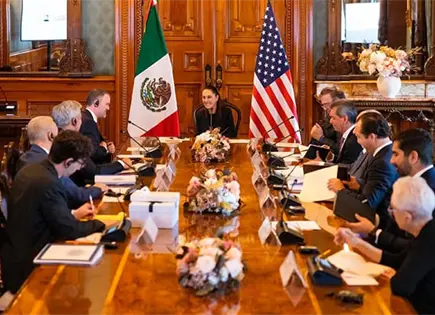 Revisi&oacute;n de T-MEC va bien: M. Ebrard