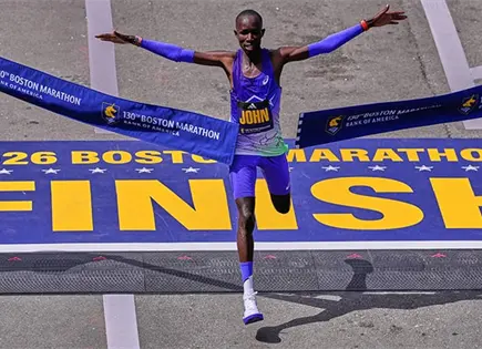 Rompe John Korir r&eacute;cord en Boston