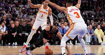 Sorprenden los Hawks a Knicks e igualan serie