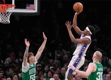 76ers vencen a Celtics