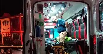 Mujer resulta herida por una bala perdida