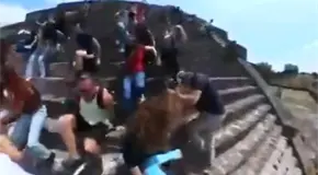 Teotihuac&aacute;n: Revela turista nuevo video previo y despu&eacute;s de tiroteo