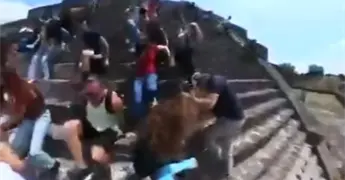 Teotihuac&aacute;n: Revela turista nuevo video previo y despu&eacute;s de tiroteo