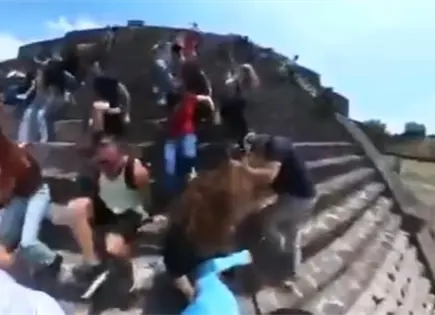 Teotihuac&aacute;n: Revela turista nuevo video previo y despu&eacute;s de tiroteo