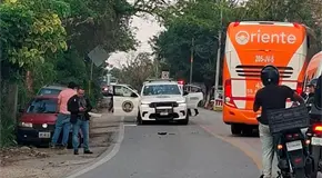 Atacan maleantes a polic&iacute;as estatales en Tamazunchale