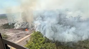 Muere bombero en incendio