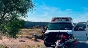 Fallece motociclista al derrapar en un camino vecinal