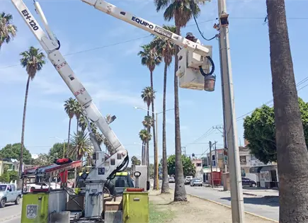 Restablecen alumbrado en el Centro y avenida 20 de Noviembre