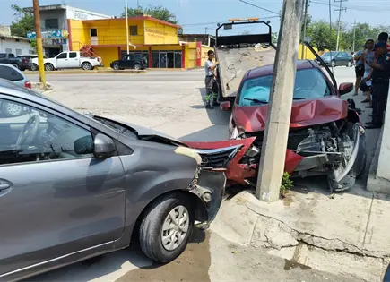 Accidente vial en Ciudad Valles deja una persona lesionada