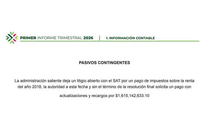 Gobierno litiga con SAT pago de ISR