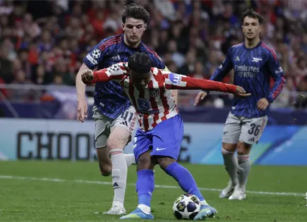 Atl&eacute;tico y Arsenal empatan en el Metropolitano