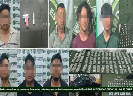 Caen siete objetivos en distintos municipios