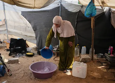 Escasez de agua en Gaza tras guerra: familias luchan por acceso b&aacute;sico