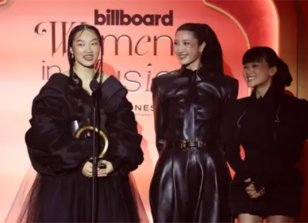 K-Pop HUNTR/X se lleva el premio en Billboard Women in Music