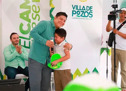 R. Gallardo festeja a la niñez de Pozos R. Gallardo festeja a la niñez de Pozos