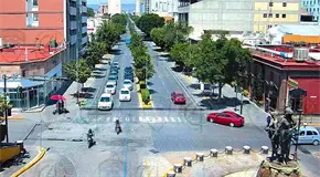 Reabren calles del centro hist&oacute;rico tras marcha del D&iacute;a del Trabajo