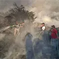 Incendio moviliza a corporaciones y vecinos en la Tercera Chica