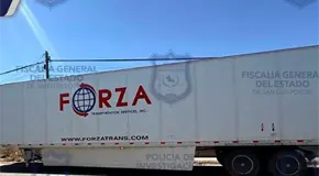 Incautan caja seca con reporte de hurto