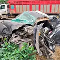 Joven se salva de milagro en accidente