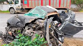 Joven se salva de milagro en accidente