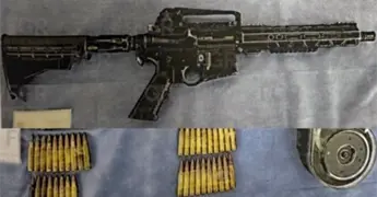 Mujer viajaba con arma larga en la Matehuala-SLP