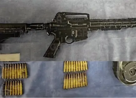 Mujer viajaba con arma larga en la Matehuala-SLP