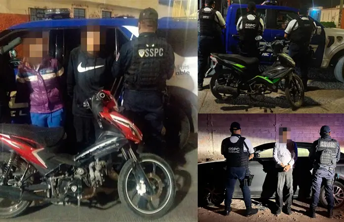 Recuperan dos motos y un automóvil robados