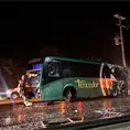 Siete lesionados, saldo de choque de autobuses