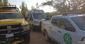 Atienden incendios forestales en Santa Mar&iacute;a del R&iacute;o y C&aacute;rdenas