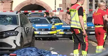 Atropello m&uacute;ltiple en Leipzig, Ale.