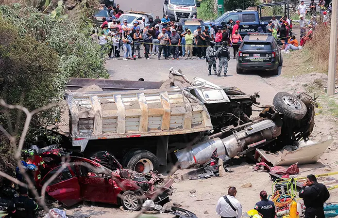 Fatal accidente en Naucalpan