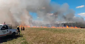 Incendio devasta predio Fibracel