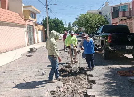 Interapas inicia obra de drenaje en la colonia Bur&oacute;cratas