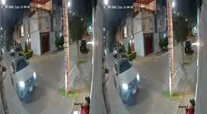 VIDEO | Mujer atropella a vigilante y lo deja en estado cr&iacute;tico