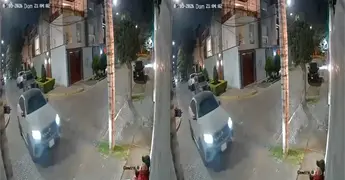 VIDEO | Mujer atropella a vigilante y lo deja en estado cr&iacute;tico