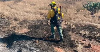 Combaten dos incendios en Santa Mar&iacute;a y C&aacute;rdenas