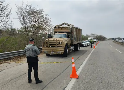 Chofer naranjero muere a bordo de cami&oacute;n en la Valles-Tamazunchale